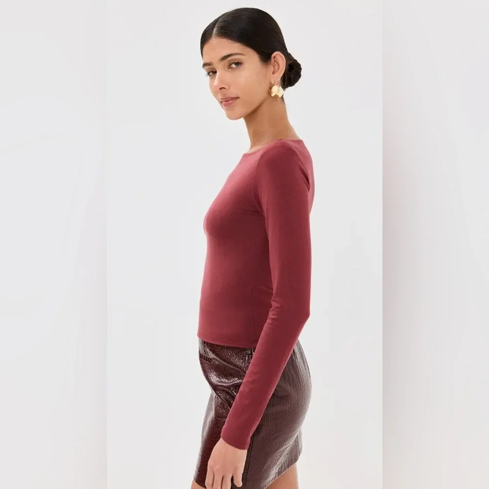 NWT reformation Wiley top in Chianti - size XS - Picture 2 of 5